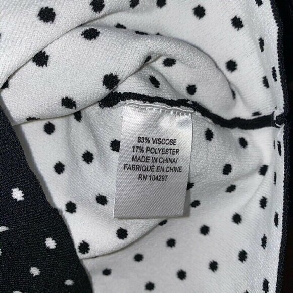 Milly 5F Bergdorf Goodman Blouse Black White Medium - Picture 6 of 6